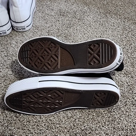 Converse Black Platform Sneakers - Picture 5 of 6